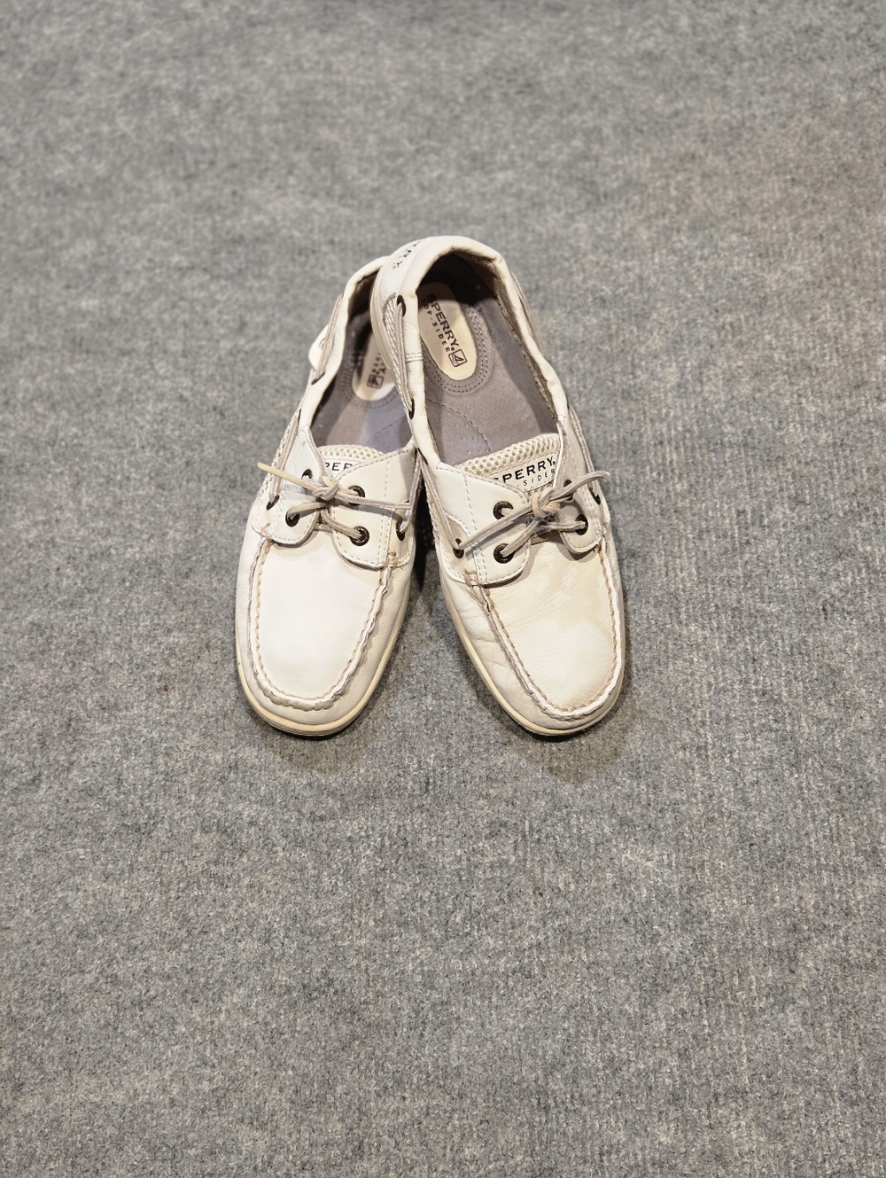 ​Sperry Top-Sider Women’s Authentic Original Boat Shoes Off White Size 8.5